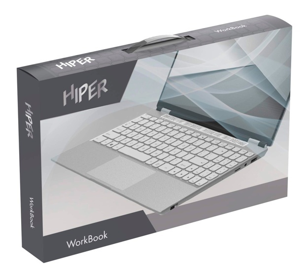 Ноутбук Hiper WorkBook N1567RH серый