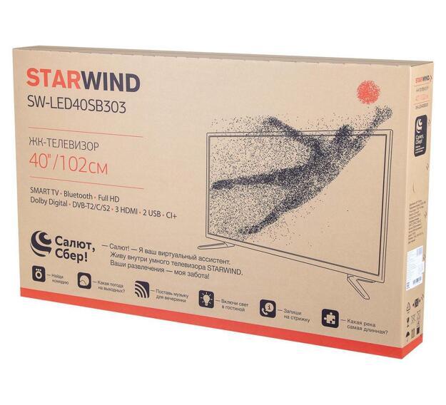 Starwind 40" SW-LED40SB303 Full HD Салют ТВ