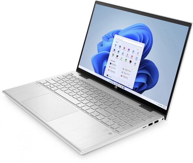 Ноутбук HP Pavilion x360 15-er1014ci серебристый