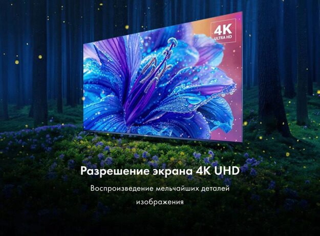 Телевизор LED Haier 43" DH1VYKD00RU: 43 дюйма, 4K, Smart TV