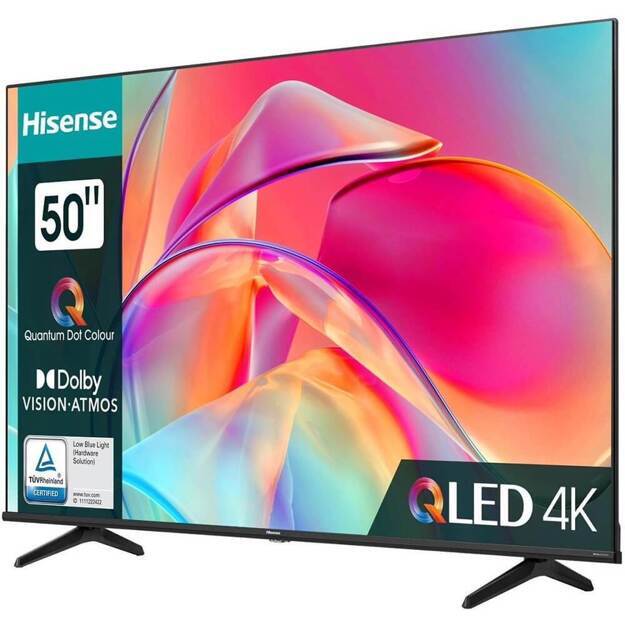 Телевизор Hisense 50" 50E7KQ: 50 дюйма, 4K, QLED, 120Гц