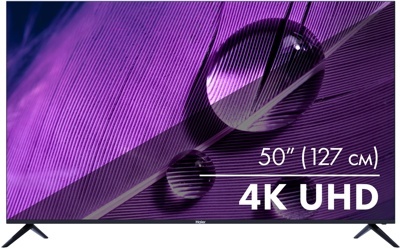 Телевизор LED Haier 50" Smart TV S1: 50 дюйма, 4K, Smart TV