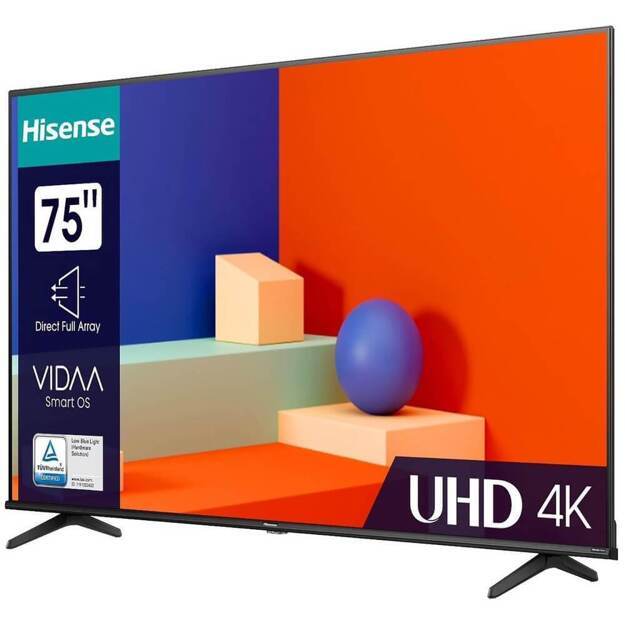 Телевизор Hisense 75" 75A6K: 75 дюйма, 4K, 60Гц