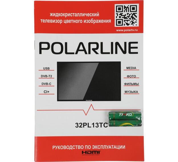 Телевизор LED PolarLine 32" 32PL13TC: 32 дюйма, HD, DVB-T2