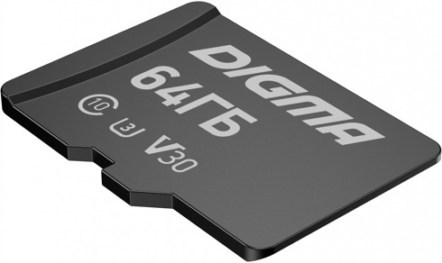 Флеш карта microSDXC 64GB Digma CARD30