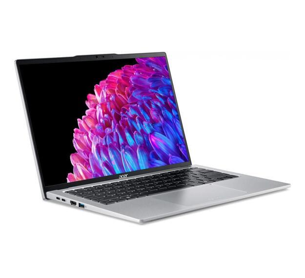 Ноутбук Acer Swift Go 14 14" (i7 155H, 16GB, 1TB SSD, OLED) серебристый