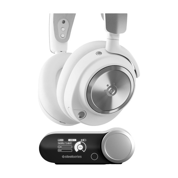 Наушники игровые беспроводные SteelSeries Arctis Nova Pro Wireless PC белый