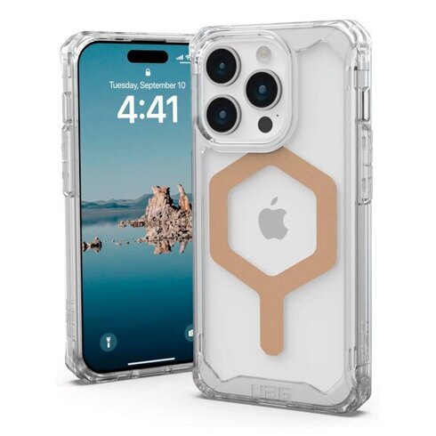 Чехол UAG Plyo для iPhone 15 Pro MagSafe Charging Ice/Gold