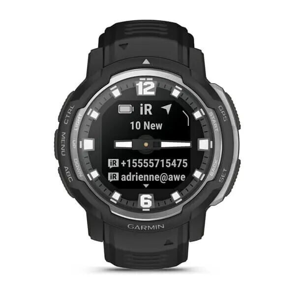 Умные часы Garmin Instinct Crossover Standard Edition 45 мм  черный