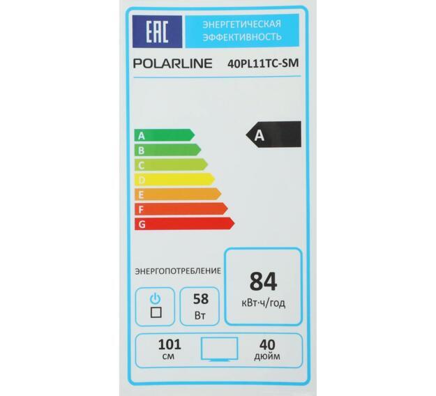 Телевизор LED PolarLine 40" 40PL11TC-SM: 40 дюйма, Full HD, DVB-T2