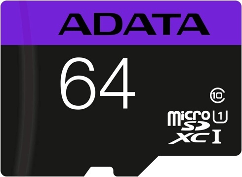 Флеш карта microSDXC 64GB A-Data AUSDX64GUICL10-RA1