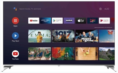 Телевизор Hyundai 50" H-LED50QGU7500: 50 дюйма, 4K, QLED, 120Гц