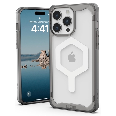 Чехол UAG Plyo для iPhone 15 Pro Max Ash/White