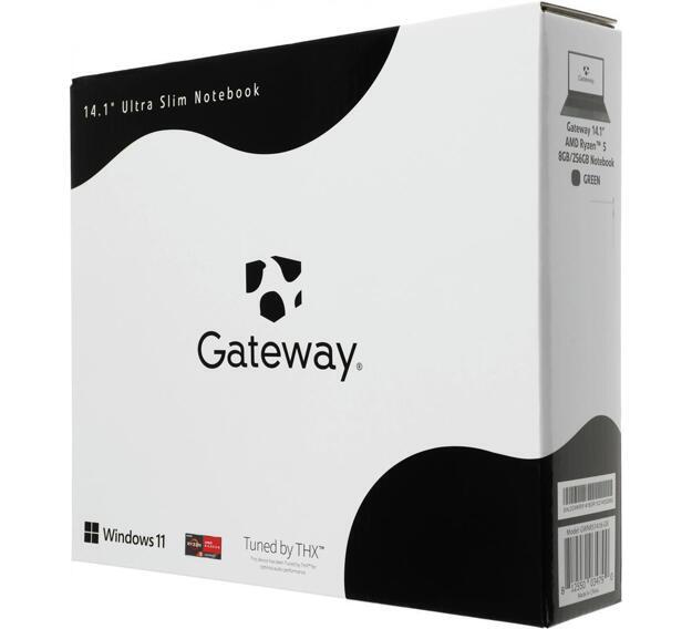 Ноутбук 14.1" Gateway Ultra Slim 14, AMD Ryzen 5 3500U, 8GB RAM, 256GB SSD, AMD Radeon Vega 8
