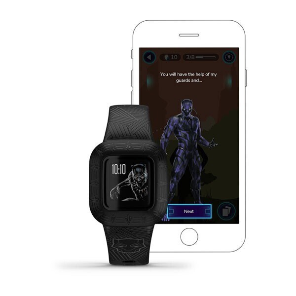 Фитнес-браслет Garmin Vivofit Jr. 3 Marvel Black Panther