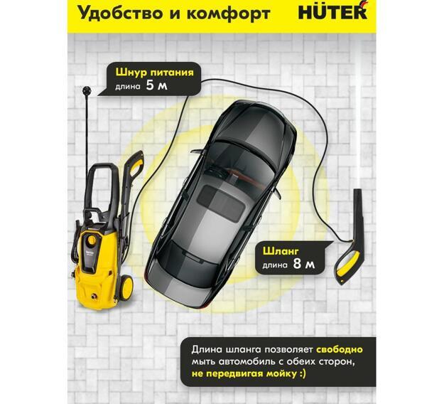 Мойка высокого давления Huter W195-PRO