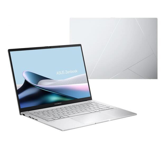 Ноутбук Asus Zenbook 14 OLED 14" (i7 155H, 16GB, 1TB SSD, OLED) серебристый