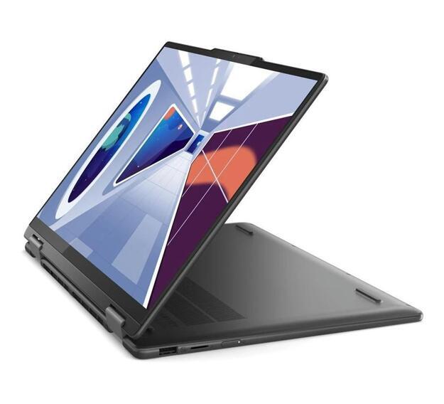 Ноутбук Lenovo Yoga 14" (Ryzen 7 7735U, 16GB, 1TB SSD, OLED) серый