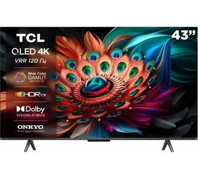 TCL 43" 43C655 QLED 4K Google TV