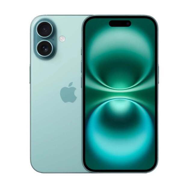 iPhone 16 256 ГБ, Бирюзовый