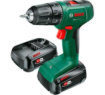 Дрель-шуруповерт Bosch Easydrill 18V-40 (2x 1,5Aч) + AL18V-20 кейс