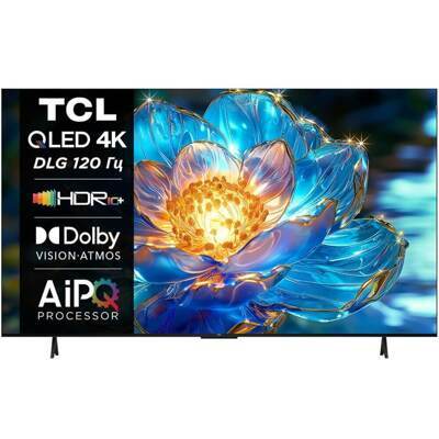 Телевизор TCL 75" 75T7B: 75 дюйма, 4K, QLED, 120Гц