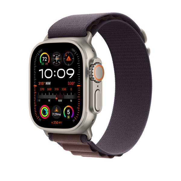 Ремешок Apple Trail Loop для Apple Watch 49 мм размер S Indigo Alpine