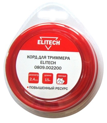 Леска для садовых триммеров Elitech 0809.002200