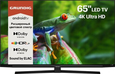 Телевизор LED Grundig 65" 65GGU8960: 65 дюйма, 4K, Smart TV, DVB-T2