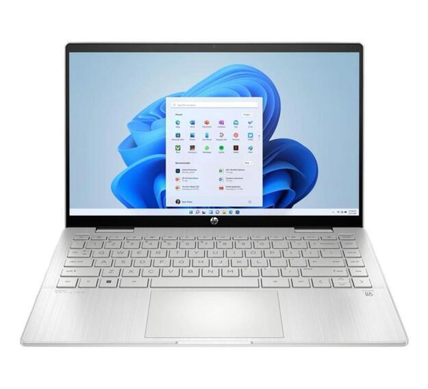 Ноутбук HP Pavilion x360 14-ek1006nia серебристый