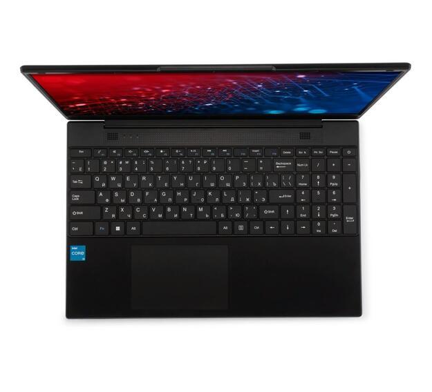 Ноутбук IRU Калибр 15.6" (i5-1155G7, 8GB, 256GB SSD, IPS) черный