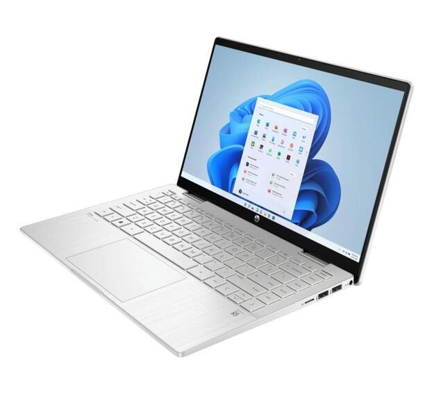 Ноутбук HP Pavilion x360 14-ek1006nia серебристый