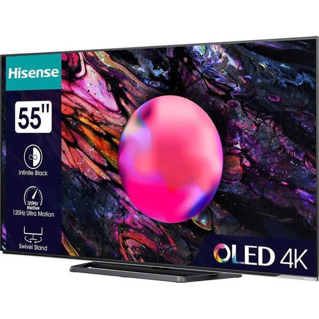 Телевизор Hisense 55A85K 2023: 55 дюйма, 4K, OLED, 120Гц