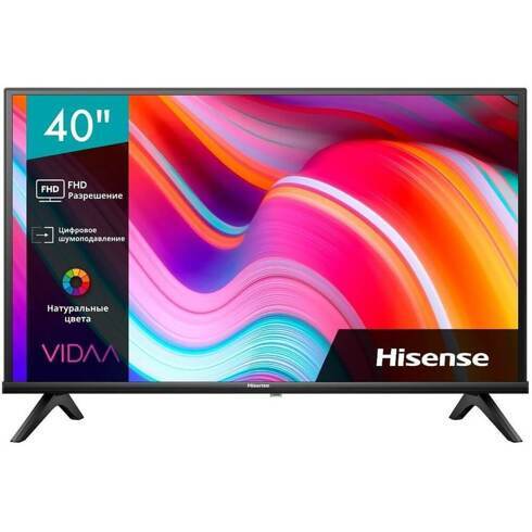 Телевизор Hisense 40A4K: 40 дюймов, Full HD, Smart TV, DVB-T2