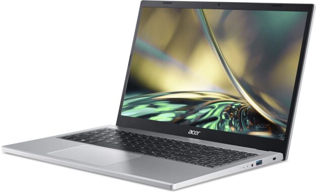 Ноутбук Acer Aspire 3 15.6" (Ryzen 5 7520U, 16GB, 512GB SSD) серебристый