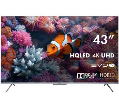 Haier 43" Smart TV S3 QLED 4K Android (Серебристый)