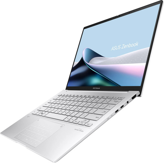 Ноутбук Asus Zenbook 14 OLED 14" (i7 155H, 16GB, 1TB SSD, OLED) серебристый