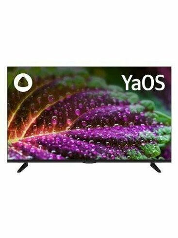 Телевизор RAZZ K43USY23F: 43 дюйма, 4K UHD, Smart TV, Яндекс ТВ, Wi-Fi, Bluetooth