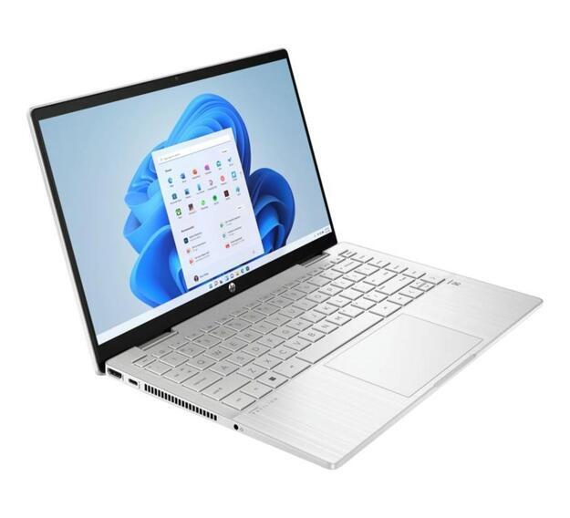 Ноутбук HP Pavilion x360 14" (i7-1355U, 16GB, 512GB SSD, IPS) серебристый