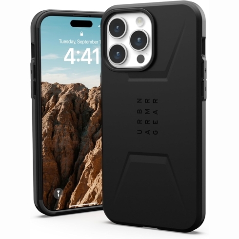 Чехол UAG Civilian для iPhone 15 Pro Max MagSafe Charging Black