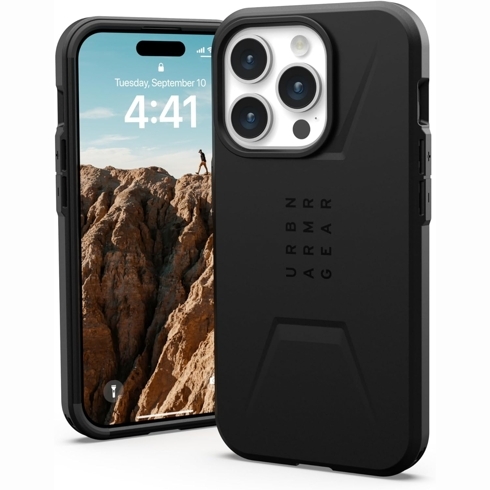 Чехол UAG Civilian для iPhone 15 Pro Black