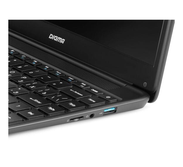 Ноутбук Digma EVE 14 14" (A9 9400, 4GB, 128GB SSD, IPS) черный