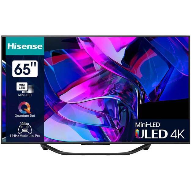 Телевизор Hisense 65U7KQ 2023: 65 дюйма, 4K, QLED, 120Гц