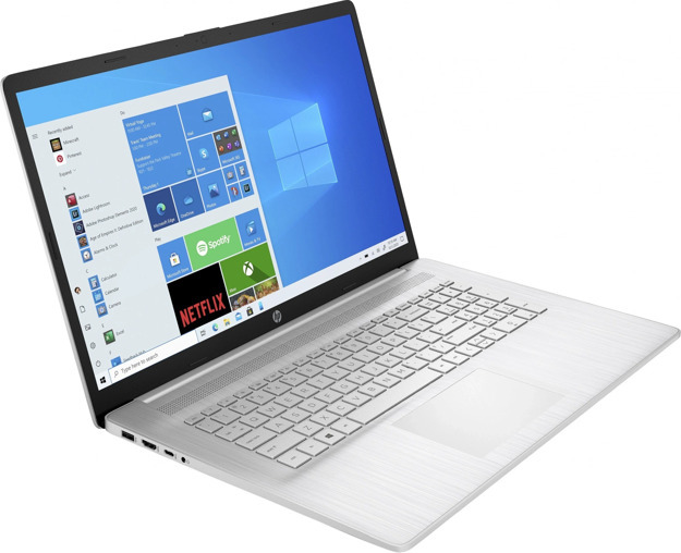 Ноутбук HP 17 17.3" (Ryzen 7 7730U, 16GB, 512GB SSD, IPS) серебристый