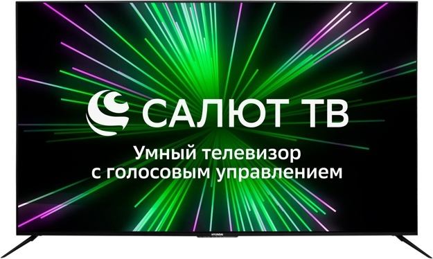 Телевизор LED Hyundai 65" H-LED65FU7002: 65 дюйма, 4K, Smart TV, DVB-T2