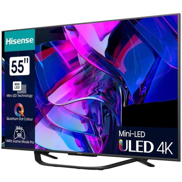 Телевизор Hisense 55U7KQ 2023: 55 дюйма, 4K, QLED, 120Гц